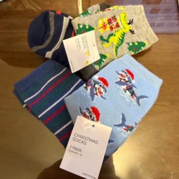 toddler holiday socks (4 pair) - Picture 1 of 4